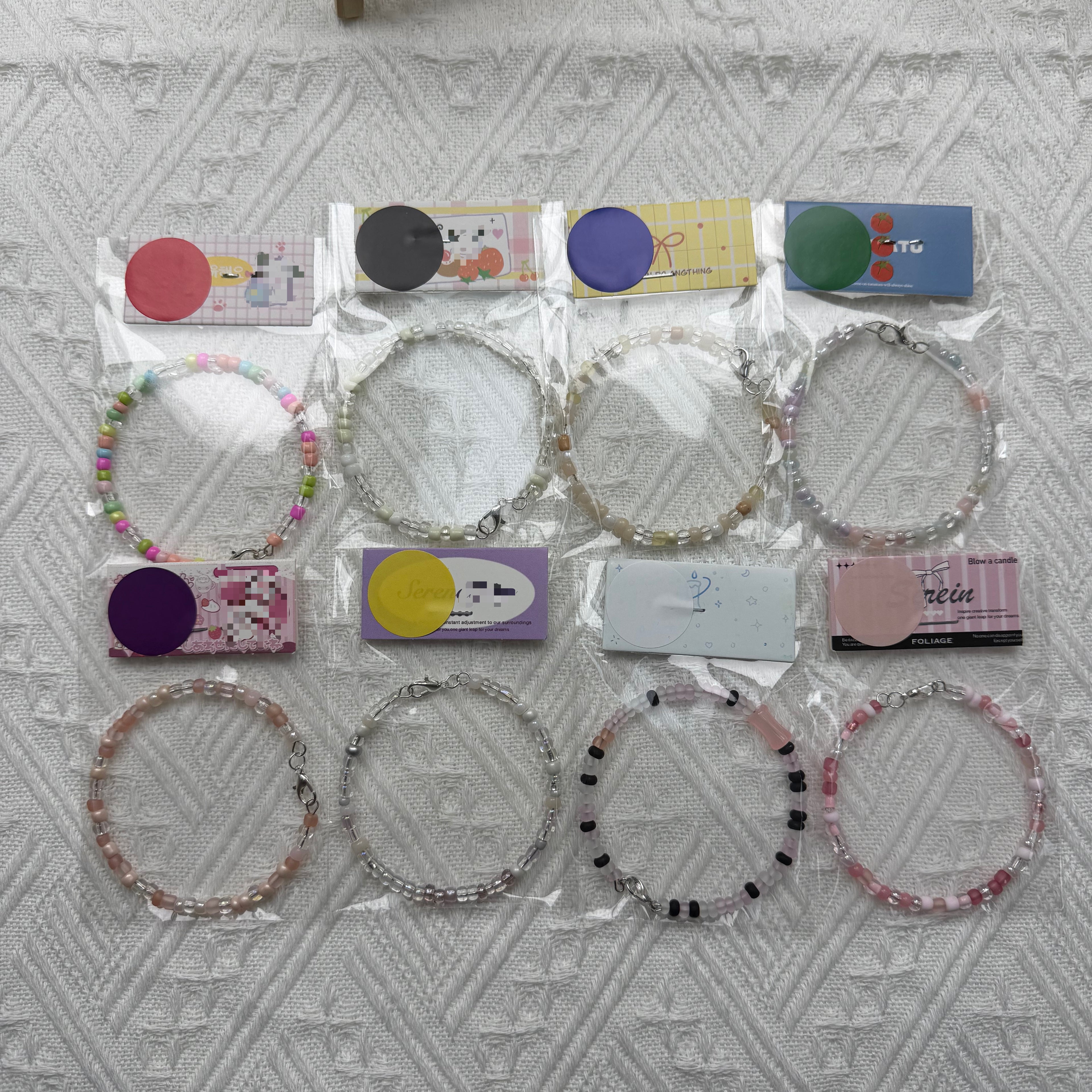 CC shop- Rice bead Bracelts Lucky-Match Bags