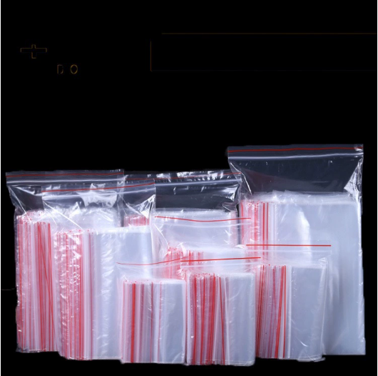 Transparent PE bone seal bag, transparent plastic